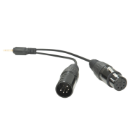 Nanlite DMX Adapter Cable with 3.5mm Connector for Forza Seris