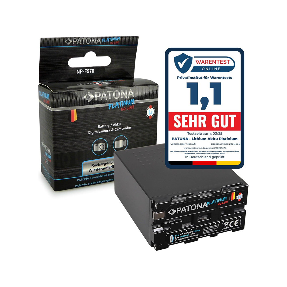 Batteria PATONA 1337 Platinum NP-F970 - Manco.it
