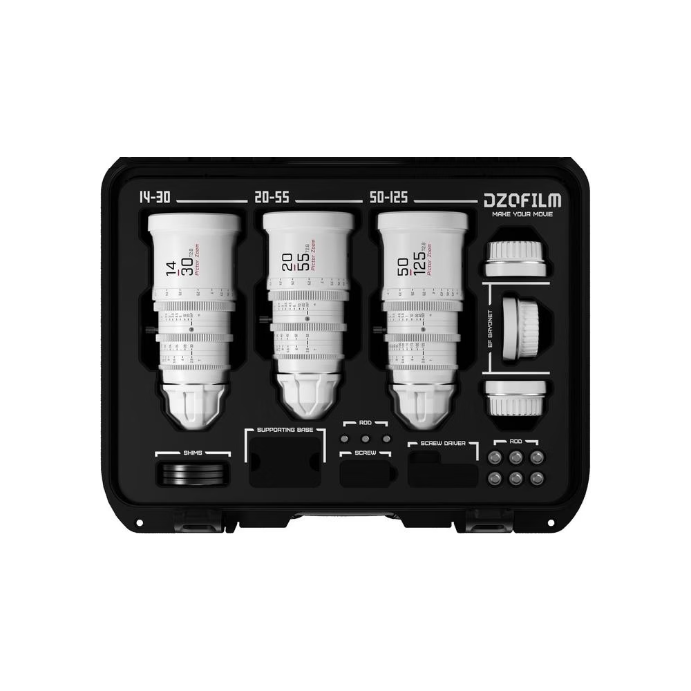 DZOFilm Pictor 3-Lens Kit White PL - Manco.it