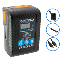 1384M PATONA Platinum Battery V-Mount BP-155W PD65 - Manco.it
