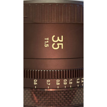 Samyang XEEN CF Obiettivo 35mm T1.5 FF Cine Sony E in fibra di carbonio USATO
