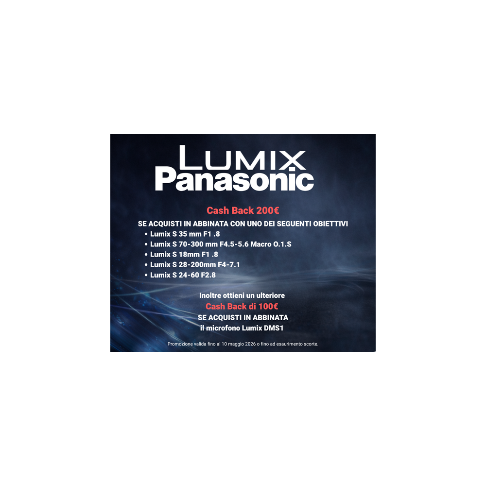 LUMIX S1R Mark II Fotocamera mirrorless full-frame Panasonic - body