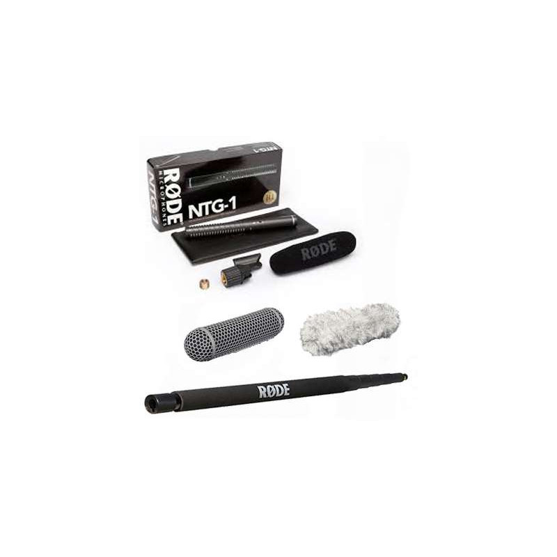 Kit Boom Rode con NTG1 + BOOM POLE + Blimp + Deadcat (peluche)