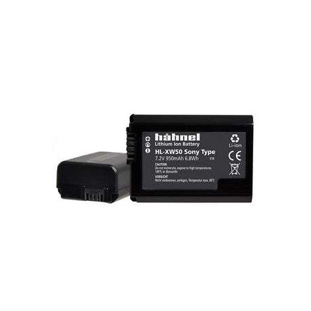 Batteria Hahnel per Sony capacità 1000mAh - 7,2V - 7,2Wh (NP-FW50)