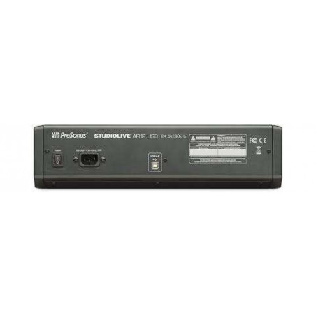 PreSonus  Mixer ibrido 12 ch con connessioni analogiche/digitali, interfaccia USB 2 a 24bit/96 kHz