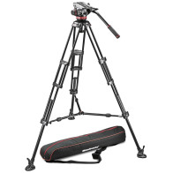 Kit 502 Manfrotto treppiede 546BK, stabilizzatore 537SPRB, sacca