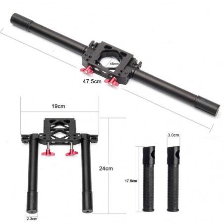 DH02-A Digitalfoto manubrio per gimbal DJI, ZHIYUN CRANE, FEIYU