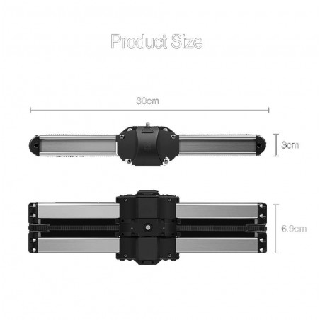 MICRO 2 Digitalfoto doppio slider da 35 a 54cm - massima portata 8Kg per camcorder, DSLR