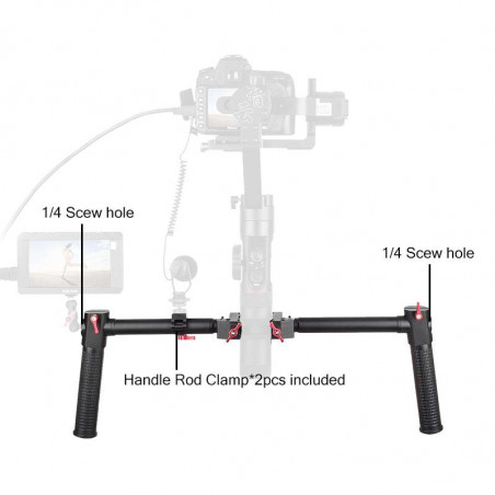 DH02-A Digitalfoto manubrio per gimbal DJI, ZHIYUN CRANE, FEIYU