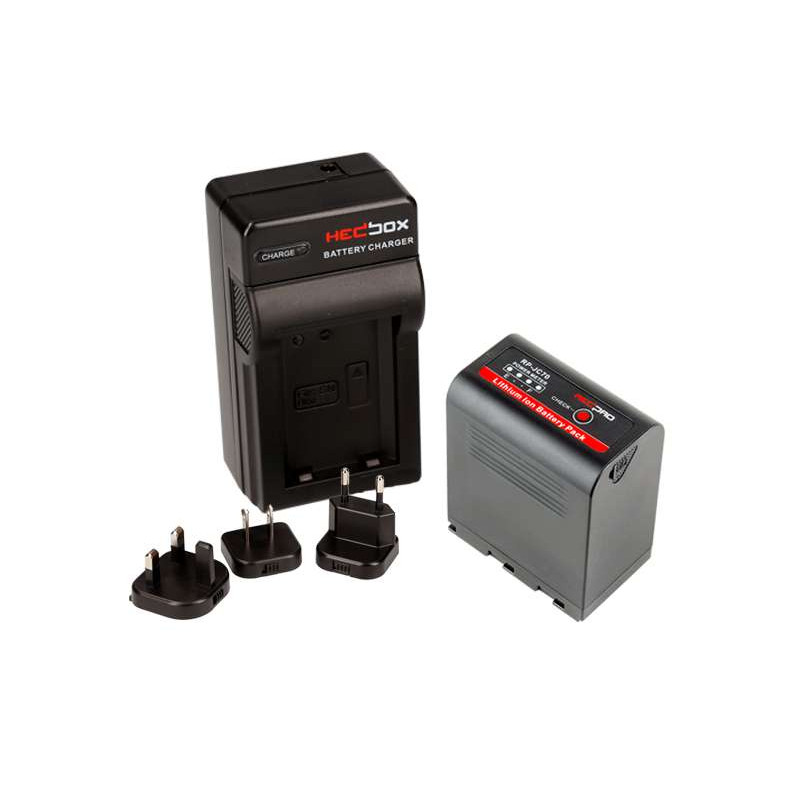 RP-DC30JC70 HEDBOX kit batteria al litio RP-JC70 + RP-DC30 caricabatteria
