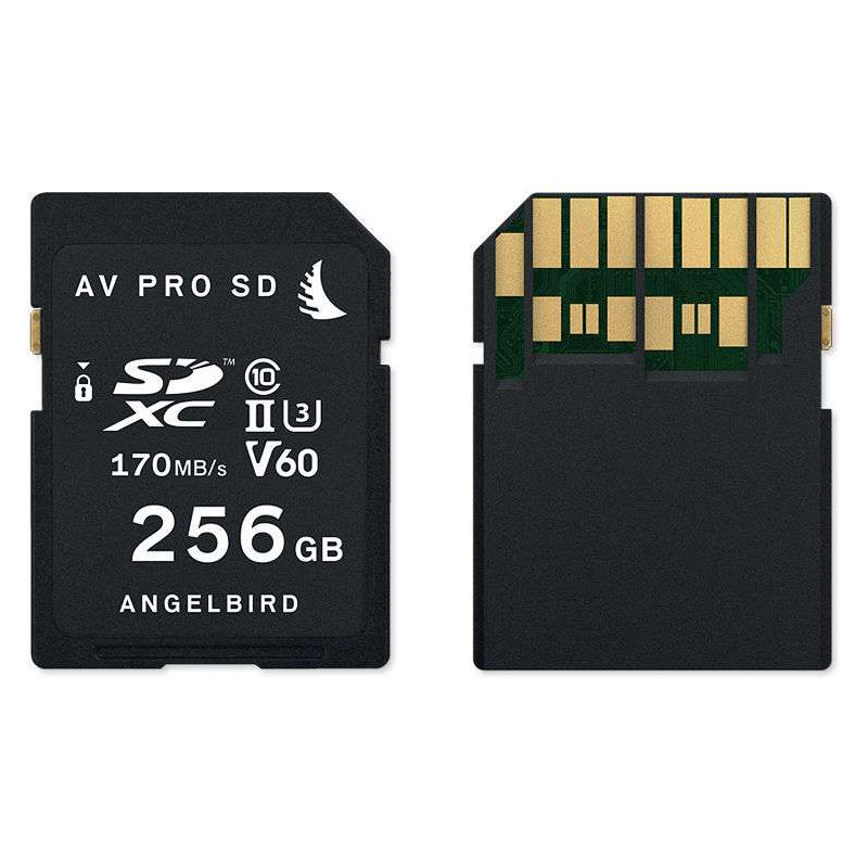 AVP256SDMK2V60 SD CARD UHS II V60 256GB 170MB/s Angelbird Memory Card -  Manco