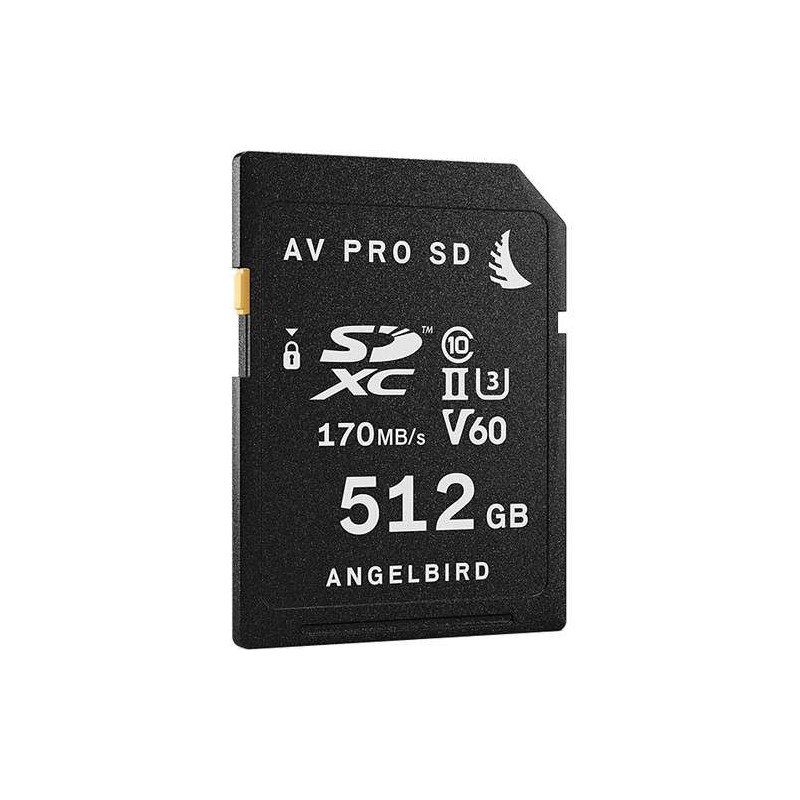 AVP512SDV60 SD CARD UHS II V60 512GB Angelbird Memory Card UHS II V60 da 512 GB