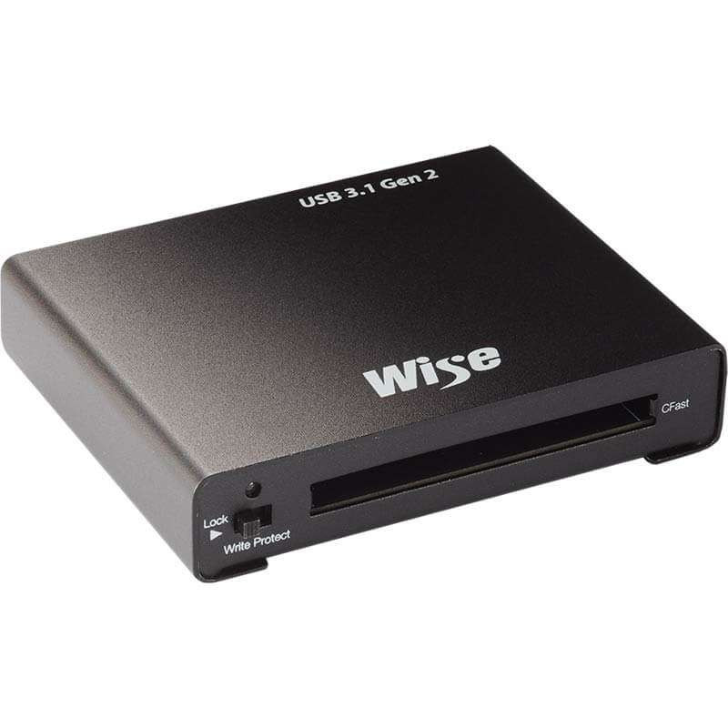 WA-CR05 Wise CFast Card Reader USB3 per schede CFast, velocità di lettura 10 Gbps