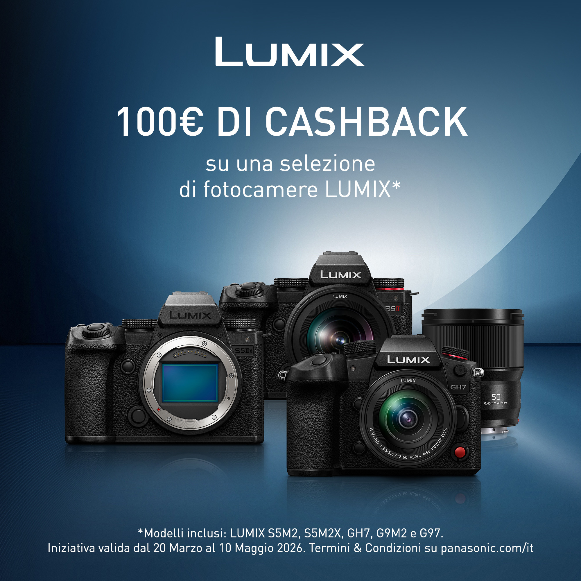 PANASONIC LUMIX CASHBACK - valido fino al 10/05/2026