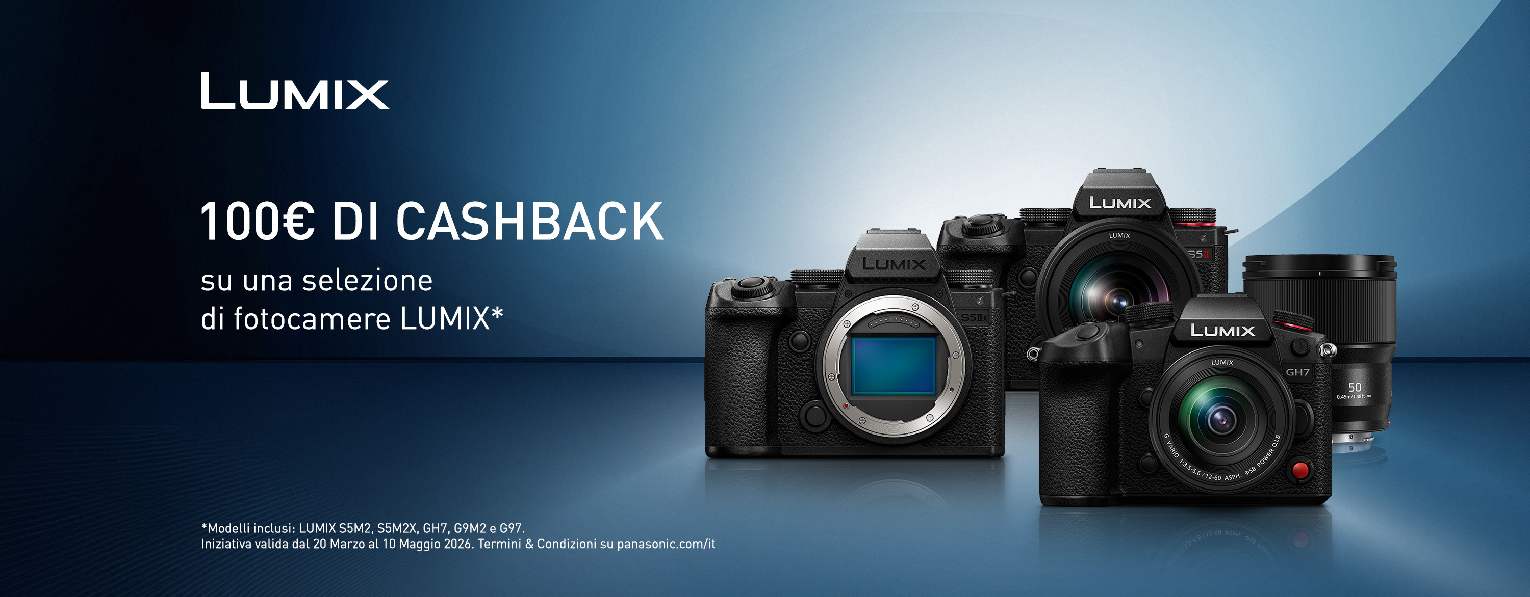 PANASONIC LUMIX CASHBACK - valido fino al 10/05/2026