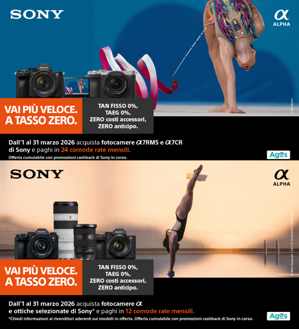 SONY TASSO ZERO - fino al 31/03/2026