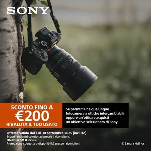 SONY TRADE-IN fino al 30/9/2025