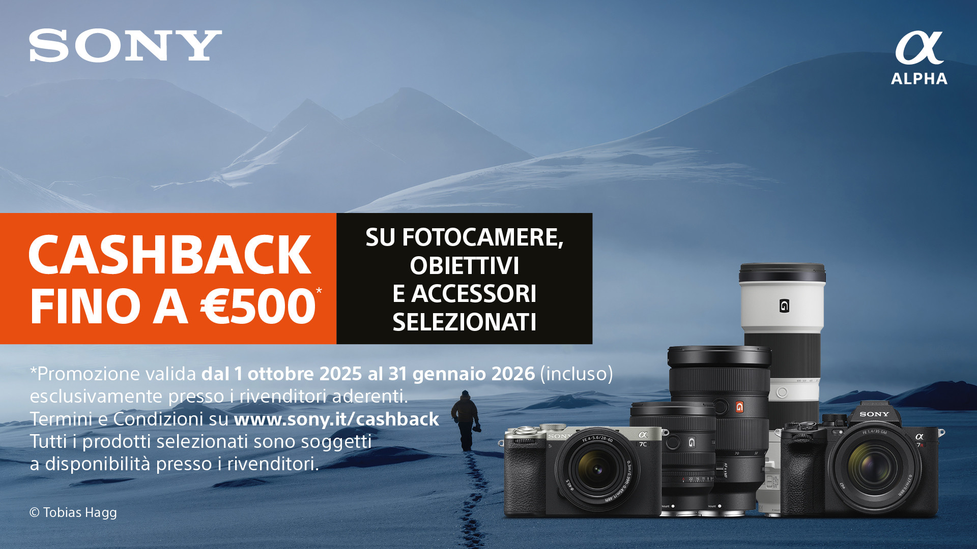 CASHBACK SONY: Winter Edition 2025 - VALIDO FINO AL 31/01/2026