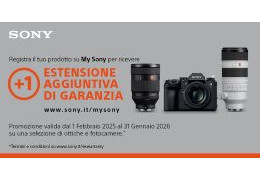 Estensione di Garanzia +1 Sony Digital Imaging 2025-2026